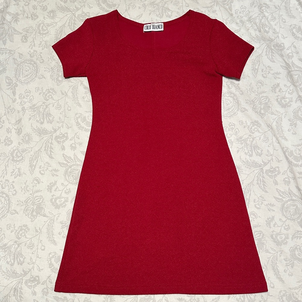 90’s Vintage Red Mini Dress